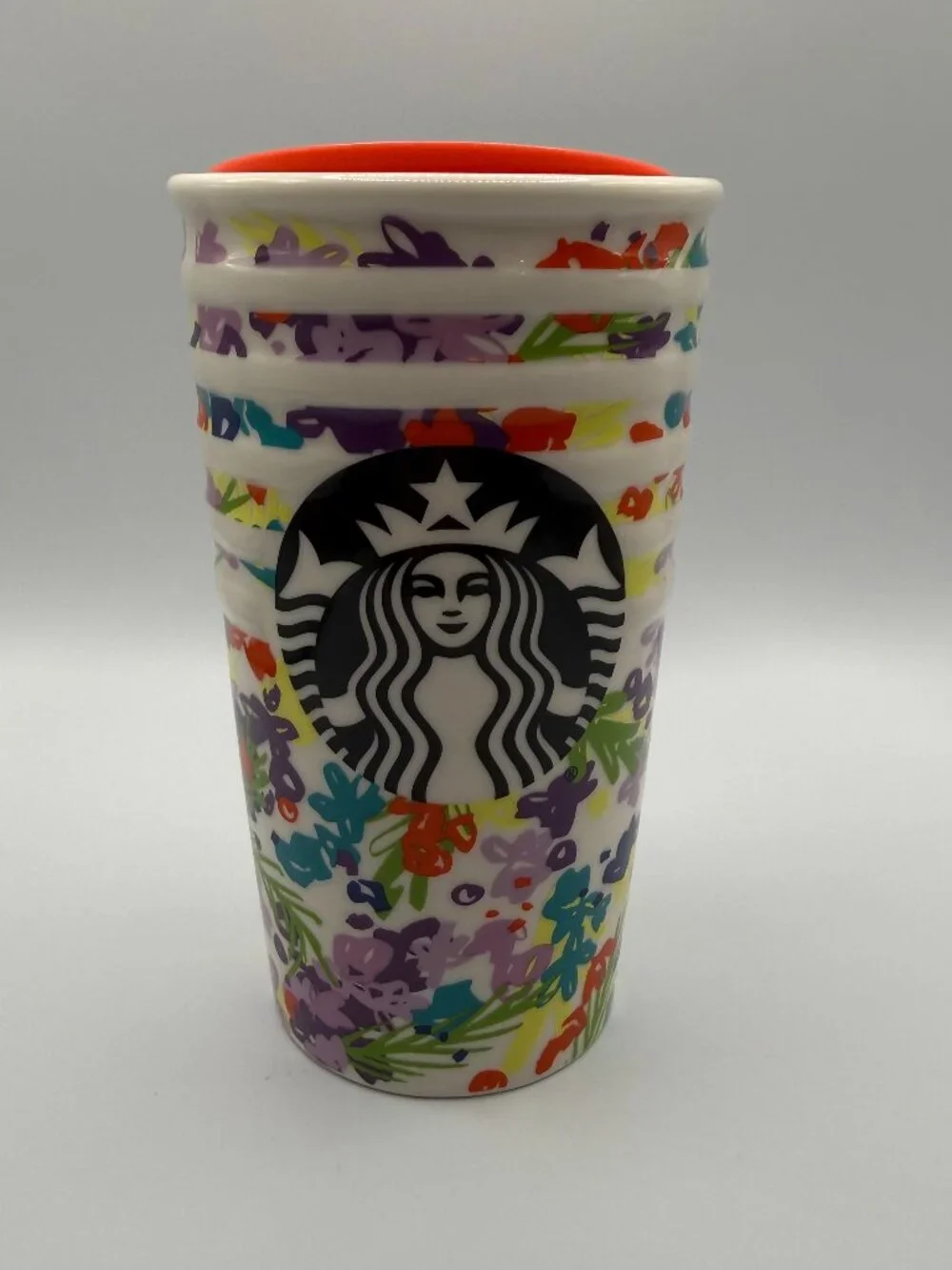 Starbucks 'Spring Floral' Ceramic Mug & Lid